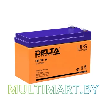 Аккумулятор для ИБП Delta HR 12-9 (12В/9 А·ч)